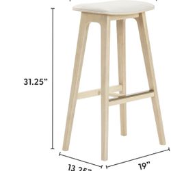 4 New Bar Height Bar Stools Mid Century Modern