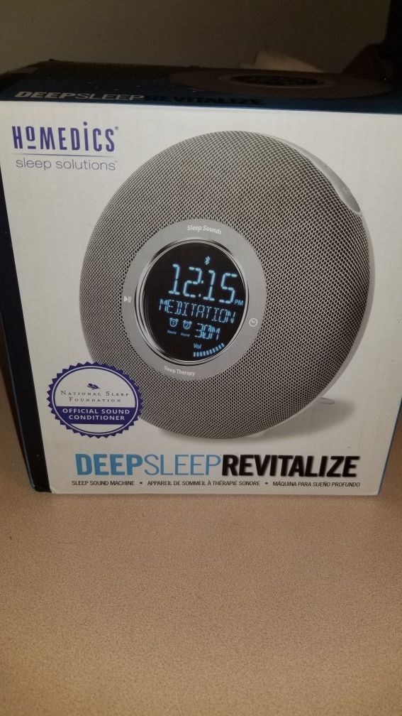 NEW IN BOX HOMEDICS DEEP SLEEP REVITALIZER. PICK UP MIDDLEBORO ONLY. FINAL SALE