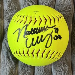 Natasha Watley Signed Softball 