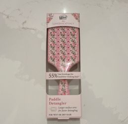 LoveShackFancy x Target Blooming Heirloom Paddle Detangler WetBrush Strawberry