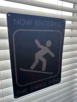 Snow Boarding Sign