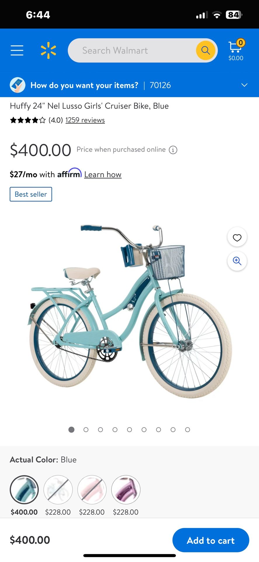 Nel Lusso Cruiser Bike