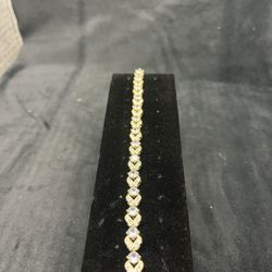 “Tulip” Link Tennis Bracelet 
