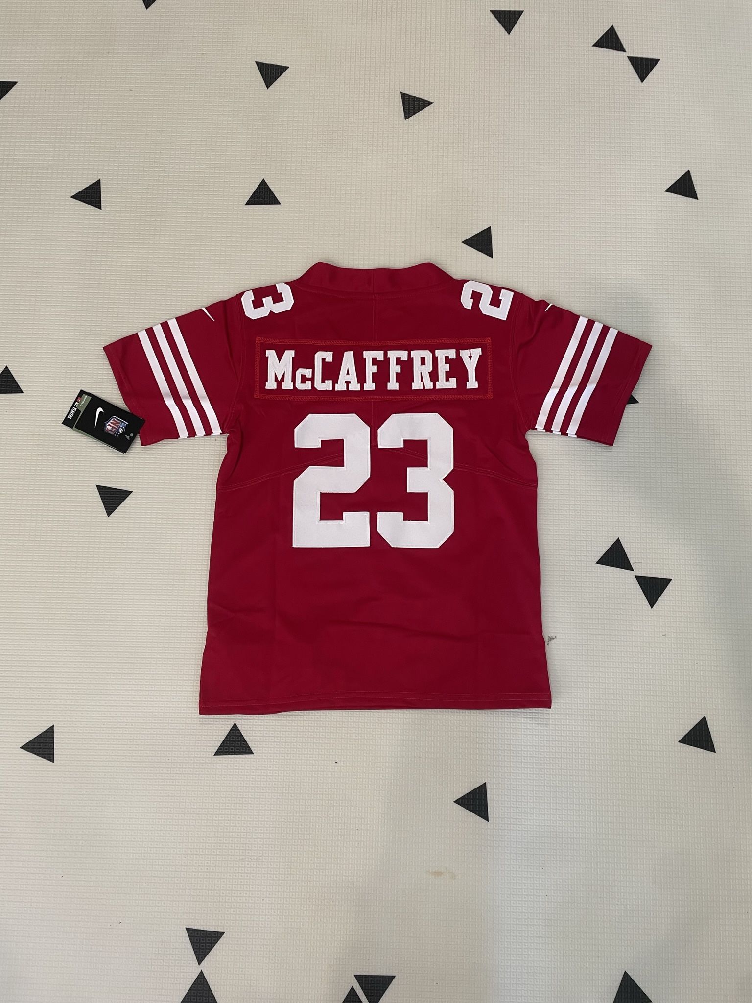 Youth San Francisco 49ers Christian Mccaffrey Red Stitched Jersey