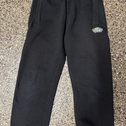 VANS Black Fleece pants Size 6/L 