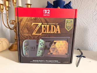 Nintendo Switch 2 Legend of Zelda ocarina of time OoT 40th Anniversary Edition Console NEW IN HAND