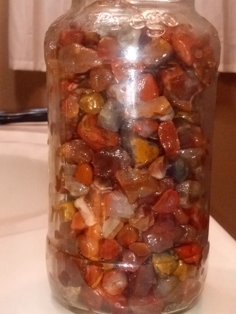 Jar Of Agates For Sale