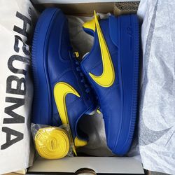 Nike Air Force 1 x AMBUSH Blue Yellow Size 8.5