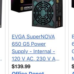 Power Supply 650w Gold