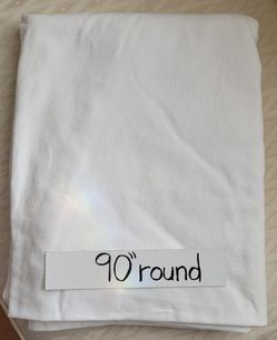 90" Round Tablecloth- Bed Bath & Beyond 