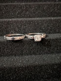 Size 9 engagement ring set
