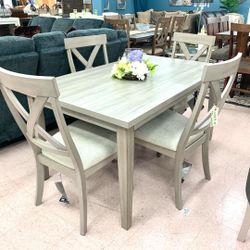 Parellen Gray Dining Room Set ( Dining table and Chairs