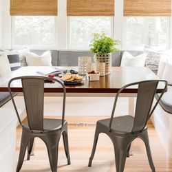 Metal dining online set indoor