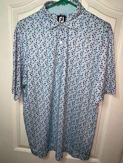 FootJoy Golf Polo Shirt Floral Print