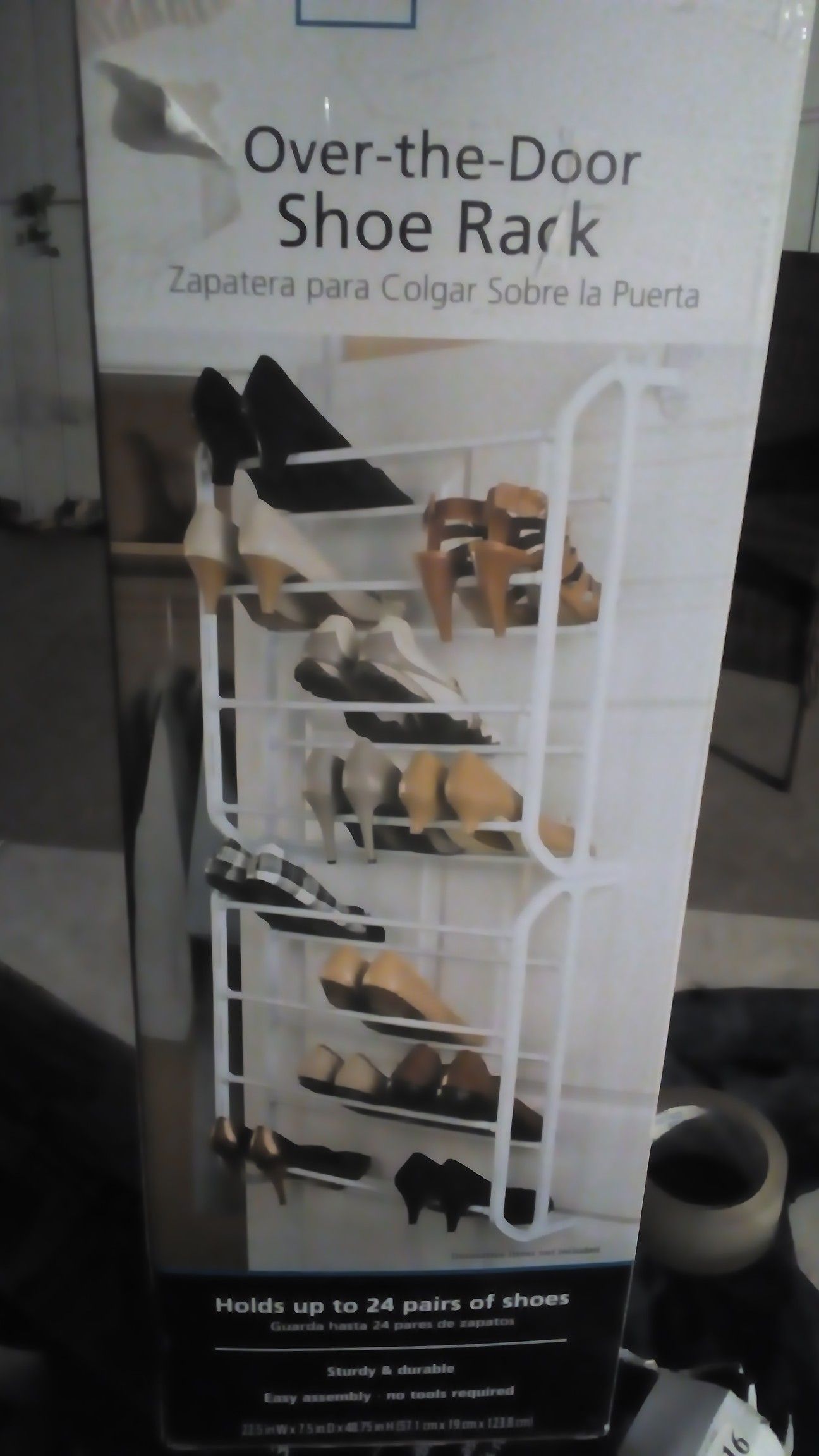 Mainstay - over the door shoe rack