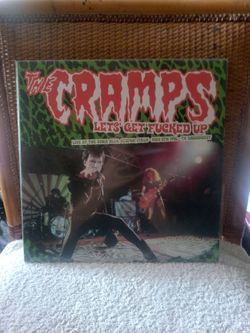 THE CRAMPS - Let's Get Fu**cked Up on Red & Green Vinyl. Live at Vidia Club 1998. Only 50 copies on colored vinyl. New