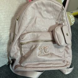 Juicy Couture Blush Pink Backpack 