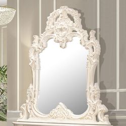 Crown Heritage Ivory/Gold Highlights Mirror / HD-M998I