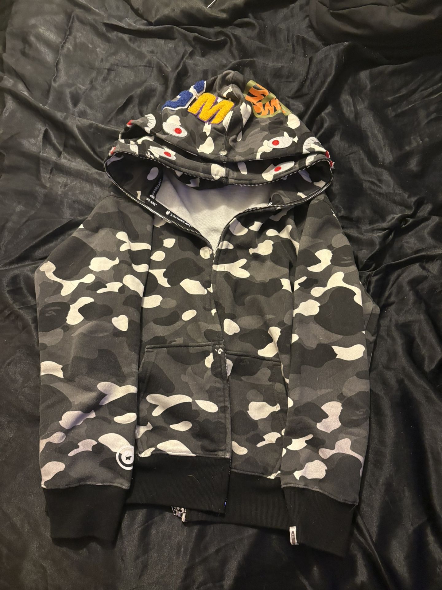 double hooded bape hoodie