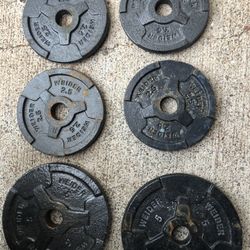 Weights (4x2.5 Lbs and 2x5 Lbs)