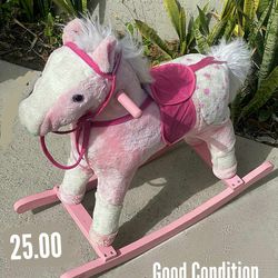 Pink Rocking Horse 
