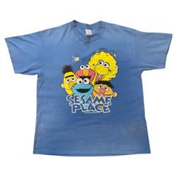 90’s Single stitch Blue Sesame Place T shirt