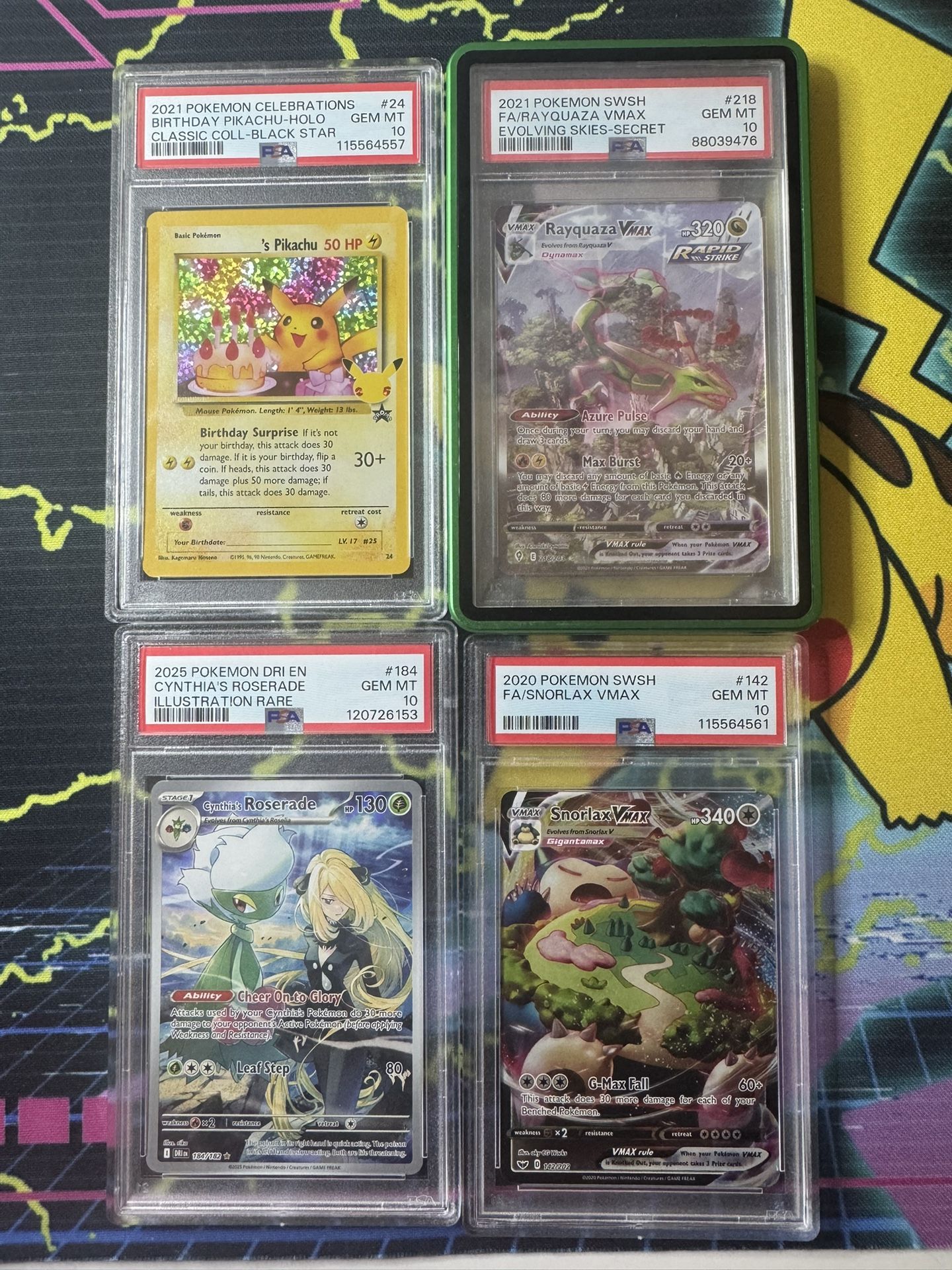 Pokemon Cards PSA Slabs