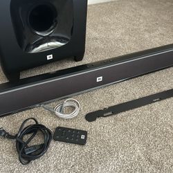 JBL Cinema SB400 Soundbar with 8" Wireless Subwoofer