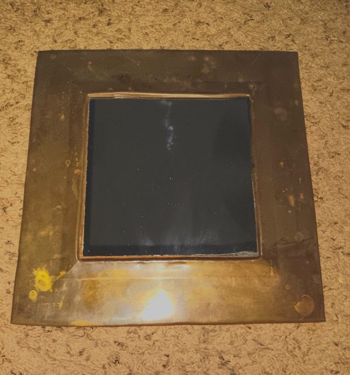 Vintage Copper Framed Mirror