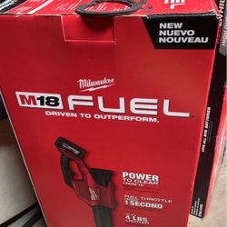 Milwaukee M18 Fuel Blower Kit, 8.0 Hd Battery 