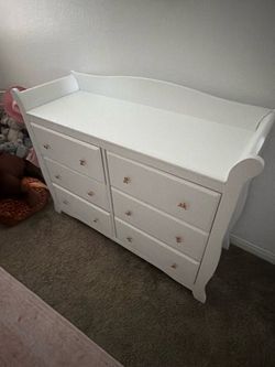 White Baby Dresser