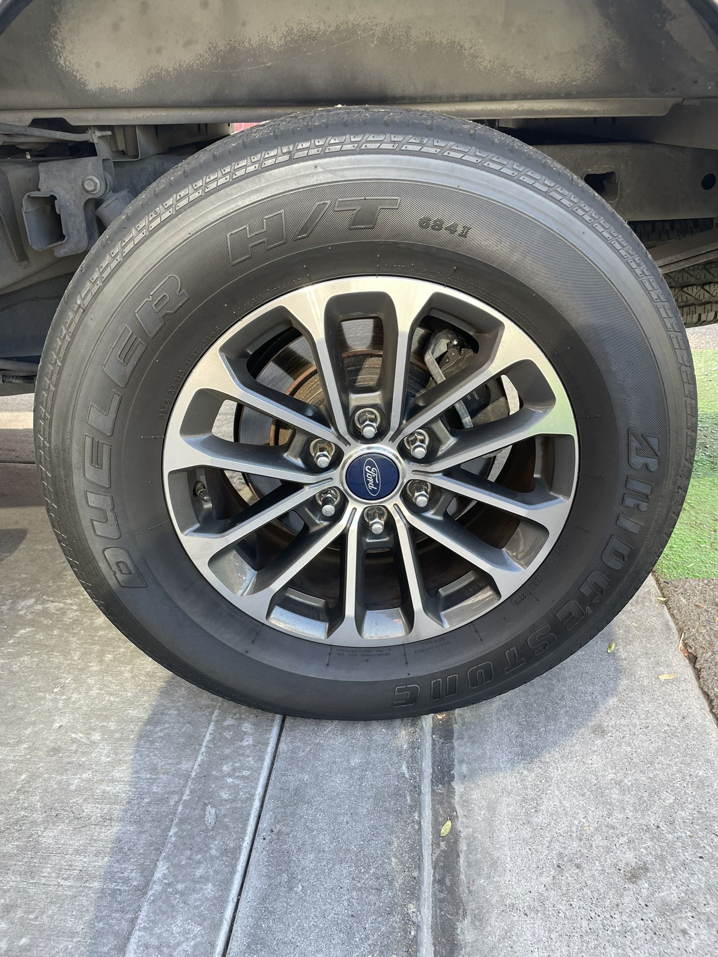 Ford f 150 wheels p275 65r18 50 life on thread obro for sale in chula