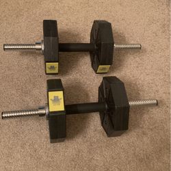 Adjustable Dumbbell Barbell Set 