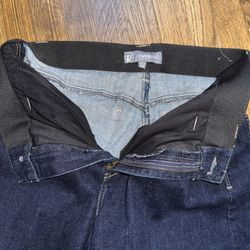 Wit & Wisdom Wide Leg Jeans Dark Wash Size Medium