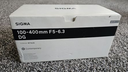 Sigma 100-400mm Like New Great Lens For Nikon Mount