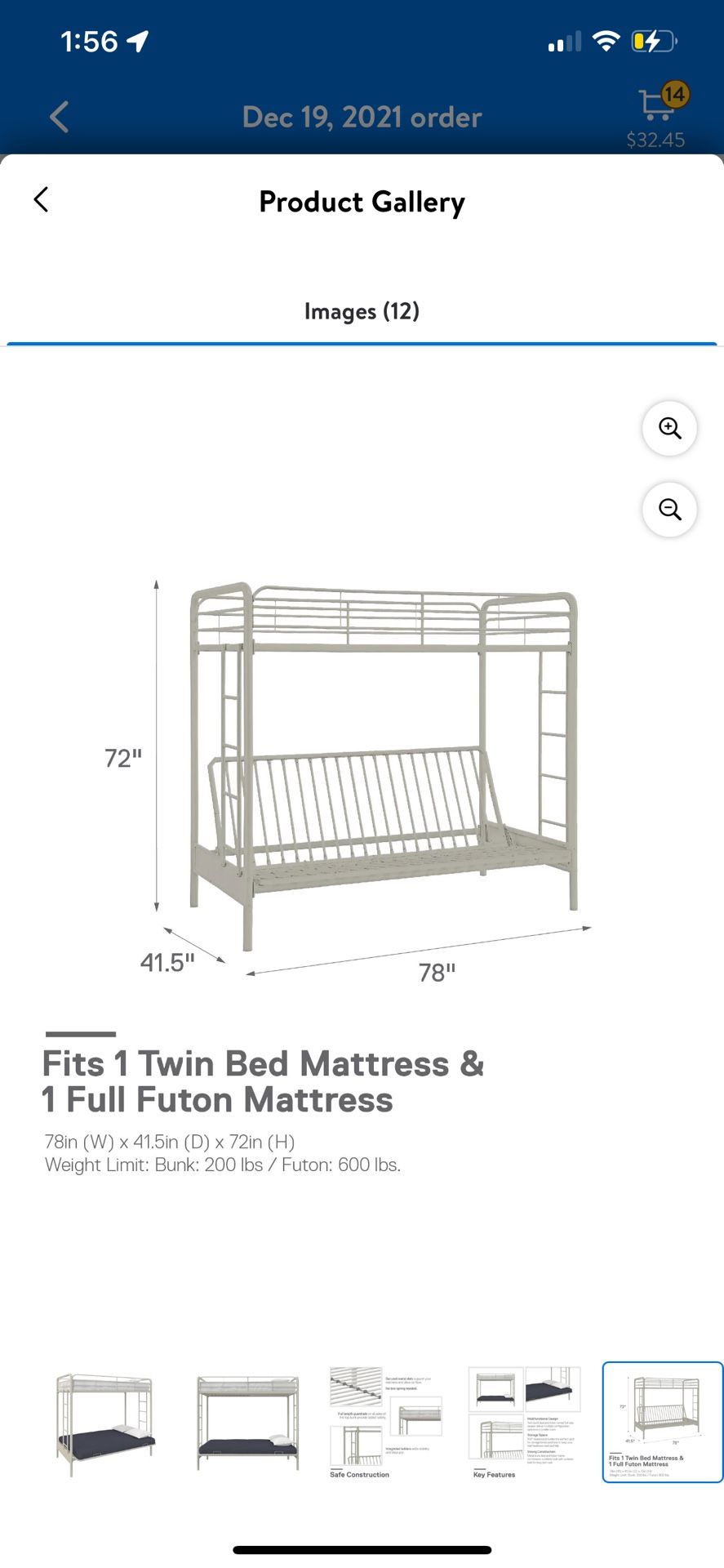 Futon Bunk Bed