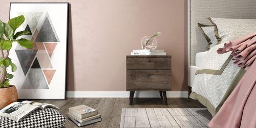 BRAND NEW Drawer Night Stand – 100% Wood Oak Finish | Ideal for Bedroom | Delivery Available