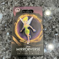Disney Parks Mirrorverse Tinkerbell Limited Release Pin.  Brand new on original card. 