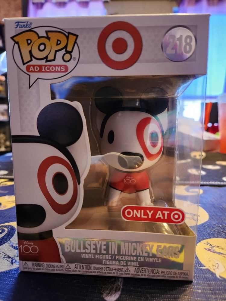 Funko Target Bullseye in Mickey Ears 