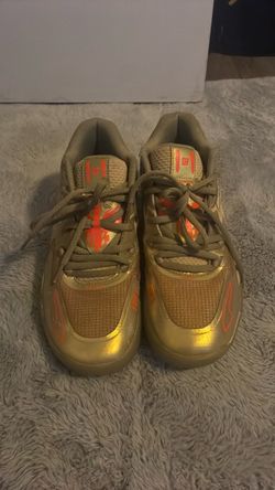 Nike KD "1 of 1" Gold Sneakers