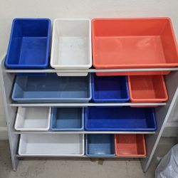 Toy Storage Organizer With 12 Bins