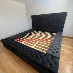 Luxury Queen Bed Frame With Storage