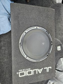 JL AUDIO sub and box