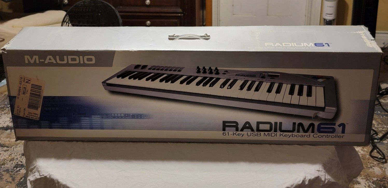 Radium M-Audio 61-Key USB MIDI Keyboard Controller