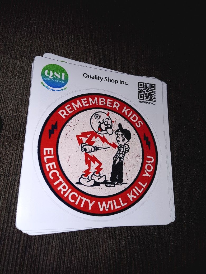 Electricity Sticker
