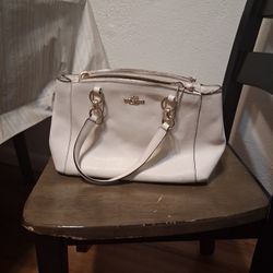 White Coach Bag 