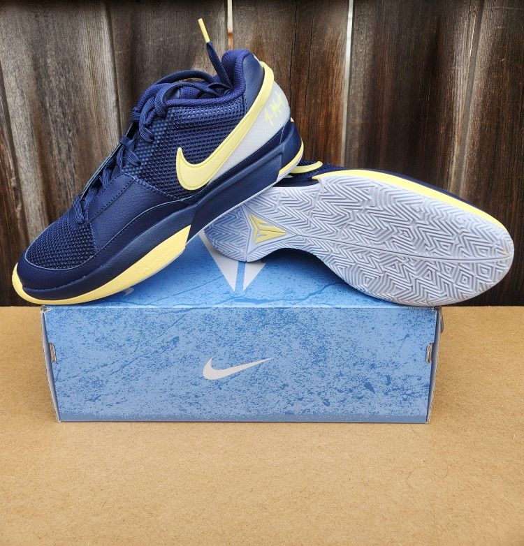 Nike Ja 1 'Murray State' Navy Blue Sneakers, Size 9.5