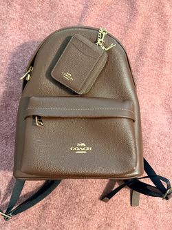 Coach small Taylor backpack w/ matching zip card case