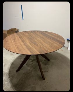 Modern Round Wooden Table