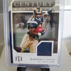 Rams Marshall Faulk Jersey Card